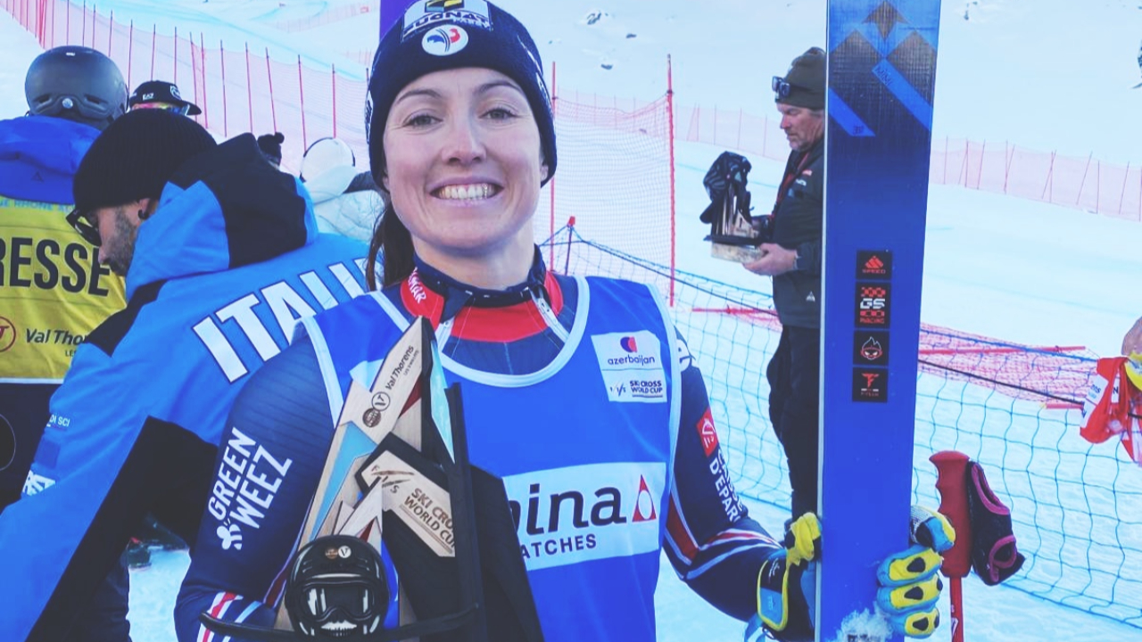 Une Haut-savoyarde signe son premier podium en coupe du monde de ski cross Une Haut-savoyarde signe son premier podium en coupe du monde de ski cross