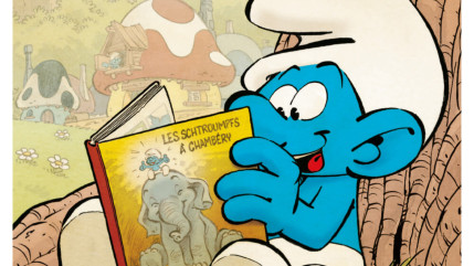 &Agrave; Chamb&eacute;ry, les Schtroumpfs envahissent la ville pour les 50 ans du Festival de la BD
