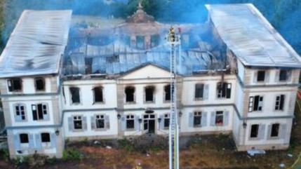 Ain : L'incendie du ch&acirc;teau de Divonne potentiellement d'origine criminelle