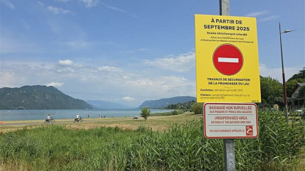 Aix-les-Bains : La promenade du lac fermée pendant six mois Aix-les-Bains : La promenade du lac fermée pendant six mois