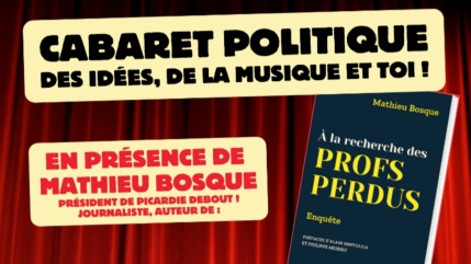 Annecy : un cabaret politique ce lundi soir