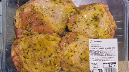 Annemasse : Rappel de produit pour de la salmonelle dans des cuisses de poulet