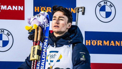 Biathlon : M&eacute;daille d'argent pour le savoyard Eric Perrot