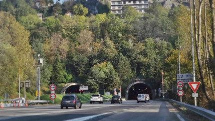 Chambéry : des travaux nocturnes au tunnel des Monts cette semaine