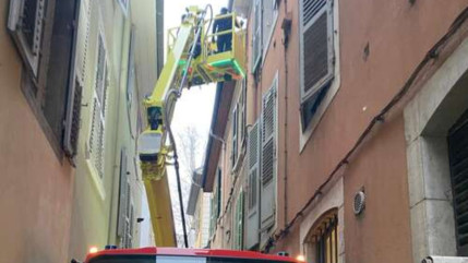 Chambéry: exercice incendie dans le centre ancien hier soir
