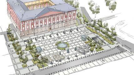 Chambéry : la place du palais de justice va être revégétalisé Chambéry : la place du palais de justice va être revégétalisé