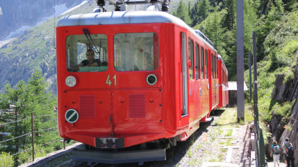 Chamonix : le Département satisfait de la 1ere année d'exploitation du train du Montenvers