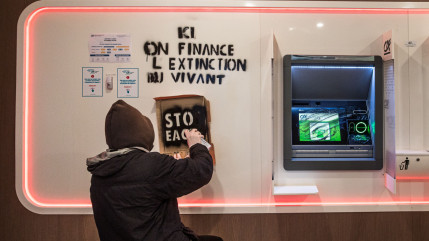 Des militants d'Extinction Rébellion en action ce week-end Des militants d'Extinction Rébellion en action ce week-end