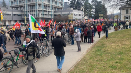 Des milliers de personnes mobilisées en Pays de Savoie