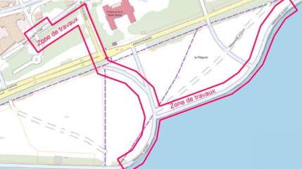 Des perturbations de circulation et de stationnement dans l’hypercentre d’Annecy