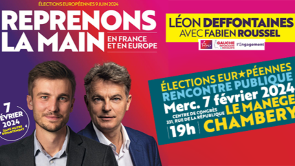 Fabien Roussel est en Savoie