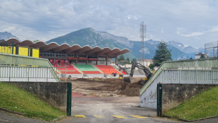 FC Annecy : le chantier prend du retard, le retour au Parc des Sports prévu fin octobre