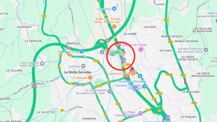 Grosses perturbations sur la VRU de Chambéry ce mercredi matin Grosses perturbations sur la VRU de Chambéry ce mercredi matin
