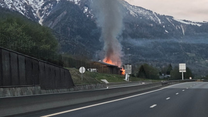 Haute-Savoie : Un immeuble en feu &agrave; Chamonix, un d&eacute;c&egrave;s