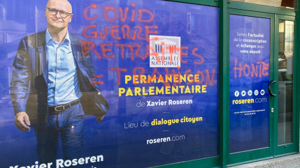 La permanence d’un député vandalisée en Haute-Savoie La permanence d’un député vandalisée en Haute-Savoie