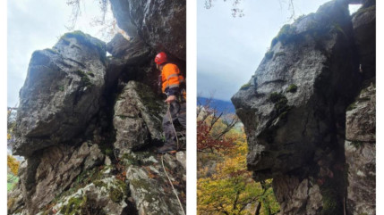 La RD 16 restera fermée jusqu’au 31 octobre pour sécuriser une paroi rocheuse à Dingy