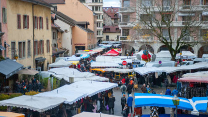 La traditionnelle foire de la Saint André a lieu aujourd'hui à Annecy