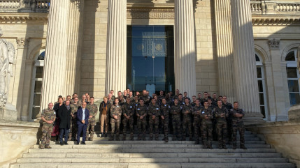 Le 27ème BCA en visite à l’Assemblée nationale mardi