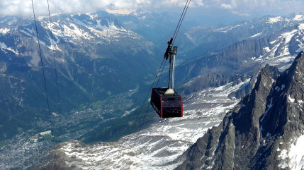 Le téléphérique de l'aiguille du Midi fermé pour raison technique