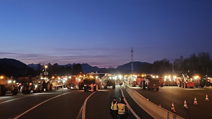 Les agriculteurs toujours mobilisés en Pays de Savoie