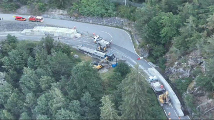 RD 915 : la route de Pralognan rouvrira mercredi matin dans le sens de la descente