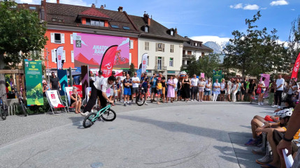 Sallanches a f&ecirc;t&eacute; le v&eacute;lo tout le week-end