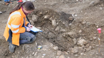 Savoie : un chantier permet la découverte de cimetières datant de l'Antiquité