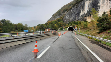 Tout ce qu'il faut savoir sur la fermeture de l’A40 dans le tunnel du Vuache Tout ce qu'il faut savoir sur la fermeture de l’A40 dans le tunnel du Vuache