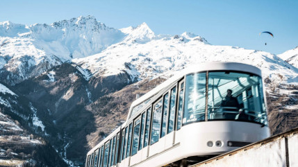 Un câble du funiculaire déraille à Bourg St Maurice Un câble du funiculaire déraille à Bourg St Maurice