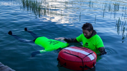Un défi en apnée pour les maladies rares Un défi en apnée pour les maladies rares