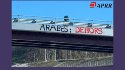 Un tag raciste au-dessus de l’Autoroute A41