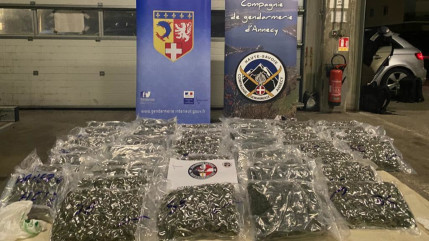 Une importante saisie de drogue sur le bassin annécien