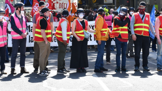Annecy : pr&egrave;s de 500 personnes d&eacute;filent pour le 1er mai