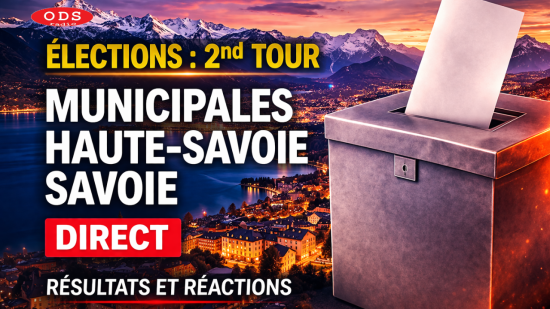 Le second tour des municipales &agrave; Annecy et dans les 2 Savoie &agrave; suivre en direct ce dimanche avec ODS