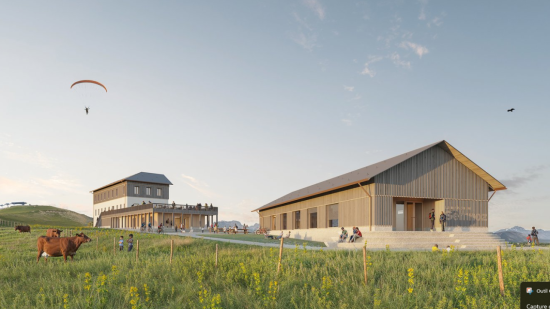 R&eacute;habilitation du Courant d'Ere au Semnoz : Un observatoire et un restaurant y verront le jour