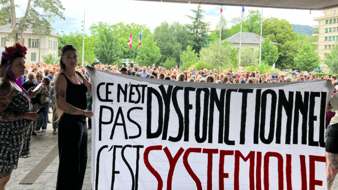 Affaire Lyhanna : des centaines de personnes rassembl&eacute;es &agrave; Annecy