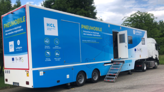 Dépistage du cancer du poumon : le Pneumobile s'installe à Aix-les-Bains Dépistage du cancer du poumon : le Pneumobile s'installe à Aix-les-Bains