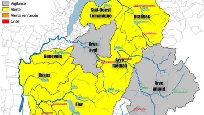 Haute-Savoie : l'alerte sécheresse renforcée Haute-Savoie : l'alerte sécheresse renforcée